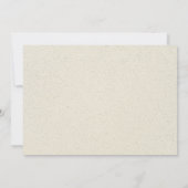 Vintage Notenbuchseite Geburtstag Einladung (Rückseite)