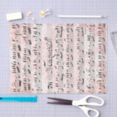 Vintage Notenkollektion Seidenpapier (Handwerk)