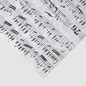 Vintage Notenkollektion Seidenpapier (Ausschnitt)