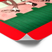 Vintage Notenkopie RED ONION RAG Poster (Ecke)