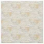 Vintage Notenmusik Stoff (Muster)