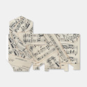 Vintage Notenpapiersammlung Geschenkschachtel (Ungefaltet)