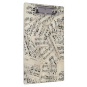 Vintage Notenpapiersammlung Klemmbrett (Rechts)