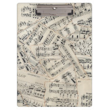 Vintage Notenpapiersammlung