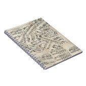 Vintage Notenpapiersammlung Notizblock (Rechte Seite)