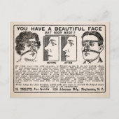 Vintage Notenwerbung Postkarte (Vorderseite)