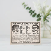 Vintage Notenwerbung Postkarte  (Stehend Vorderseite)