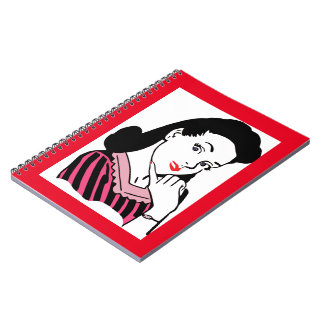 Vintage-Notizbuch für Frauen Notizblock