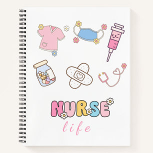 Vintage Notizbuch Journal Krankenpflege Leben