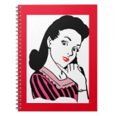 Vintage-Notizbuch Notizblock (Vorderseite)