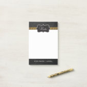 Vintage-Notizen | DIY-Text Post-it Klebezettel (Auf Schreibtisch)