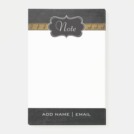Vintage-Notizen | DIY-Text Post-it Klebezettel (Vorderseite)