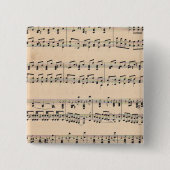 Vintage Notizzettel Button (Vorderseite)