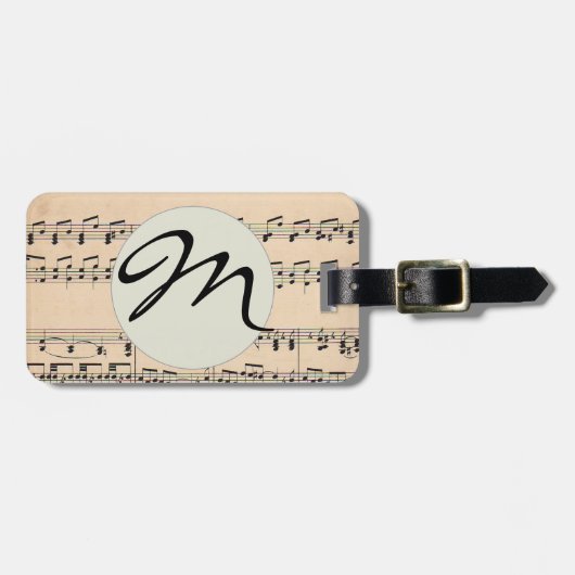 Vintage Notizzettel Gepäckanhänger (Vorderseite horizontal)