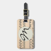 Vintage Notizzettel Gepäckanhänger (Vorderseite vertikal)