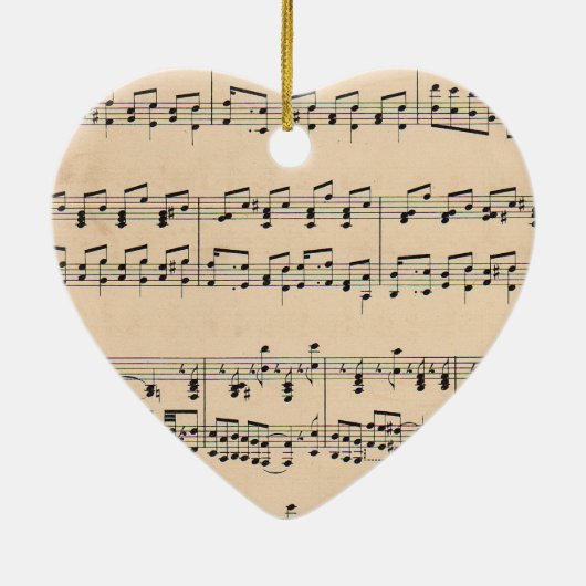 Vintage Notizzettel Keramikornament (Hinten)