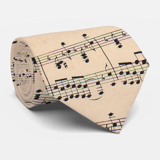 Vintage Notizzettel Krawatte (Gerollt)