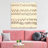 Vintage Notizzettel Leinwanddruck (Insitu (Wohnzimmer))