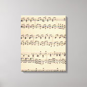 Vintage Notizzettel Leinwanddruck (Vorderseite)