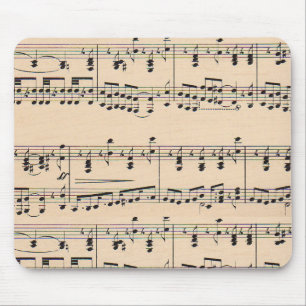 Vintage Notizzettel Mousepad