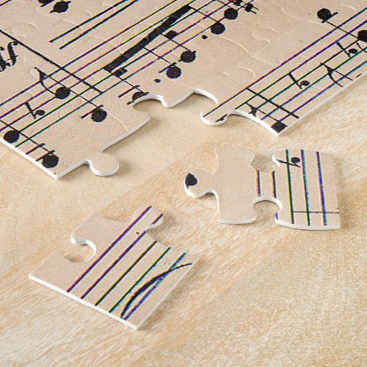 Vintage Notizzettel Puzzle (Seite)