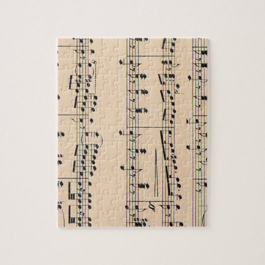 Vintage Notizzettel Puzzle (Vertikal)