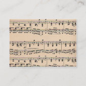 Vintage Notizzettel Visitenkarte (Rückseite)