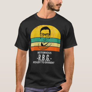 Vintage Notorikerin RBG Ruth Bader Ginsburg P T-Shirt