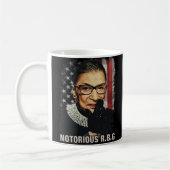 Vintage Notorious RBG Kaffeetasse (Links)