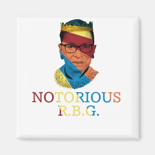 Vintage Notorious RBG Magnet (Vorne)
