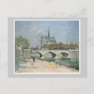 Vintage Notre Dame de Paris Postkarte