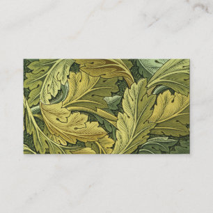 Vintage Nouveau-Acanthus-Geschäftskarten-Vorlage Visitenkarte