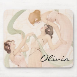 Vintage Nouveau Mayfys mit Monogram Mousepad