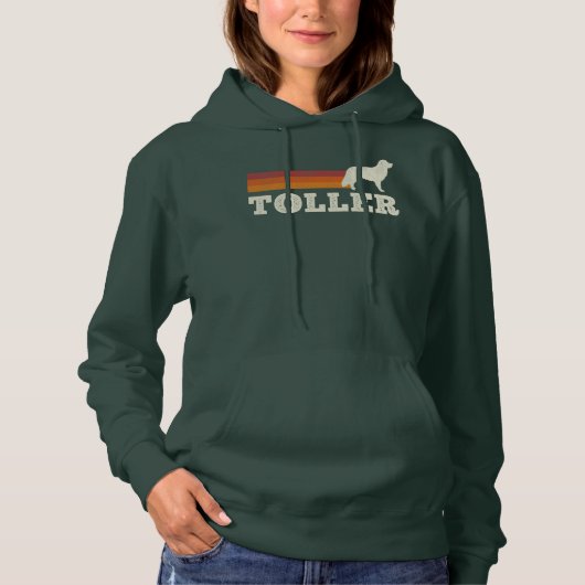 Vintage Nova Scotia Duck Tolling Retriever Toller Hoodie (Vorderseite)