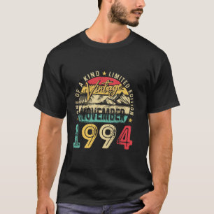 Vintage November 1994 30. 30. Geburtstagsgeschenke T-Shirt
