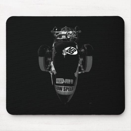 Vintage Nummer 85 Rennwagen Mousepad (Vorne)