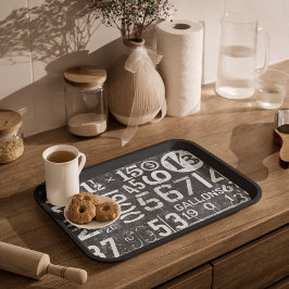 Vintage Nummerierungspapier für die Entkopplung Geschenkpapier