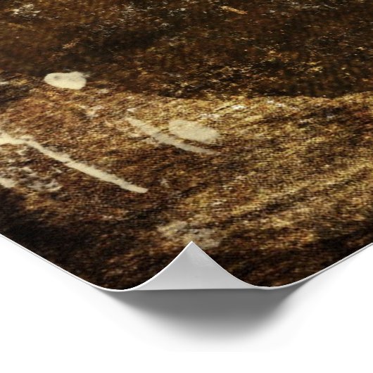 Vintage Nummern Poster oder für Entkopplung (Ecke)