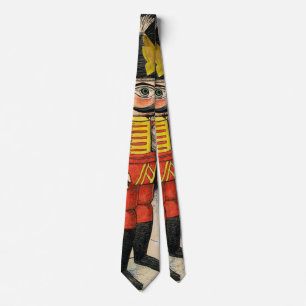 Vintage Nussknacker unter dem Weihnachtsbaum Krawatte