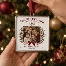 Vintage Nutcracker Personalized Family Photo