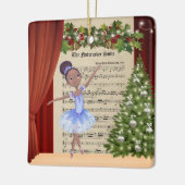 Vintage Nutcracker Sheet Music und Ballerina Keramikornament (Links)
