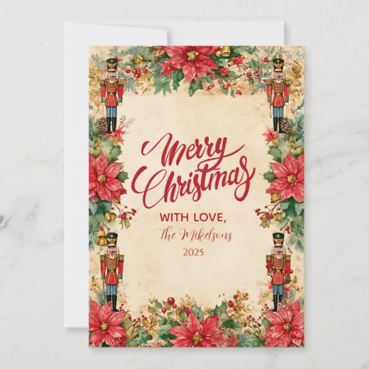 Vintage Nutcracker Weihnachten (Vorderseite)