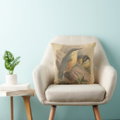 Vintage NuthatchIllustration Kissen (Stuhl )