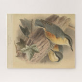 Vintage NuthatchIllustration Puzzle (Horizontal)