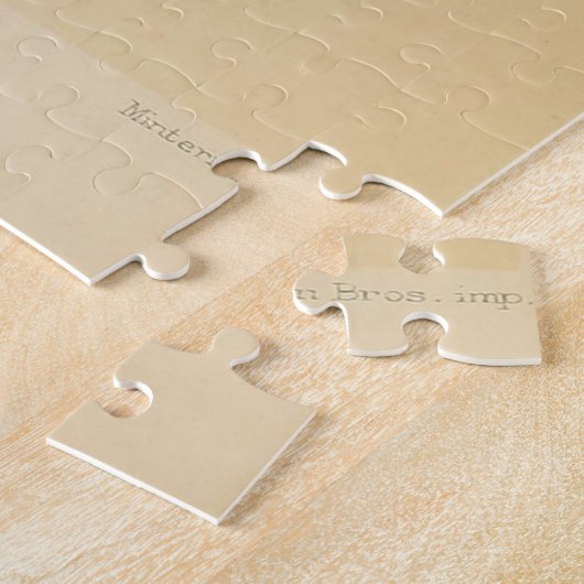 Vintage NuthatchIllustration Puzzle (Seite)