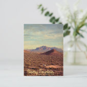 Vintage Nutzung des Regionalparks Usery Mountain Postkarte (Stehend Vorderseite)