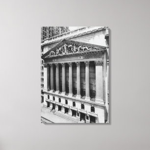 Vintage NYC Börse Fotograf (1908) Leinwanddruck