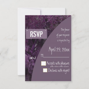 Vintage-Oak-Tree-RSVP-Hochzeit RSVP Karte