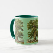 Vintage Oake Tree Kaffee Tasse (Vorderseite Links)