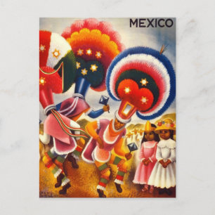 Vintage Oaxaca Mexiko Postkarte